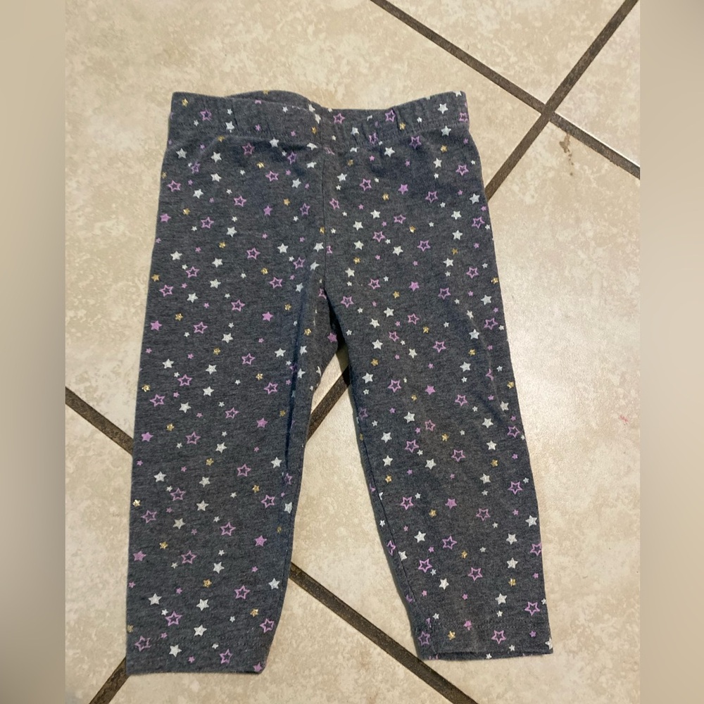Wonder Nation Gray Starry Leggings